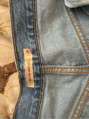 Levi's Light Blue High-Rise Wide Leg Jeans